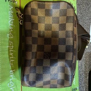 🧸🧸🧸Authentic Louis Vuitton Geronimo Bum Bag Damier Ebene